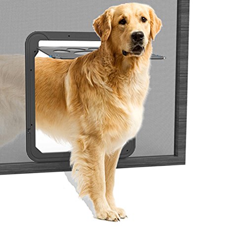 Namsan Hundeklappe für Fliegengittertür Hundeklappe